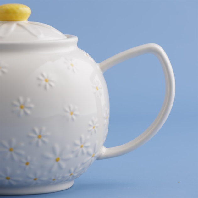 Чайник для заварювання Price & Kensington Daisy білий 1.1 л (5010853289090) - зображення 5
