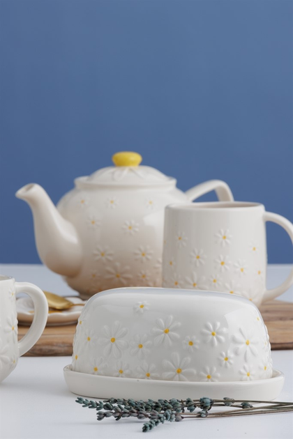 Чайник для заварювання Price & Kensington Daisy білий 1.1 л (5010853289090) - зображення 11