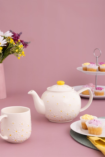 Чайник для заварювання Price & Kensington Daisy білий 1.1 л (5010853289090) - зображення 15