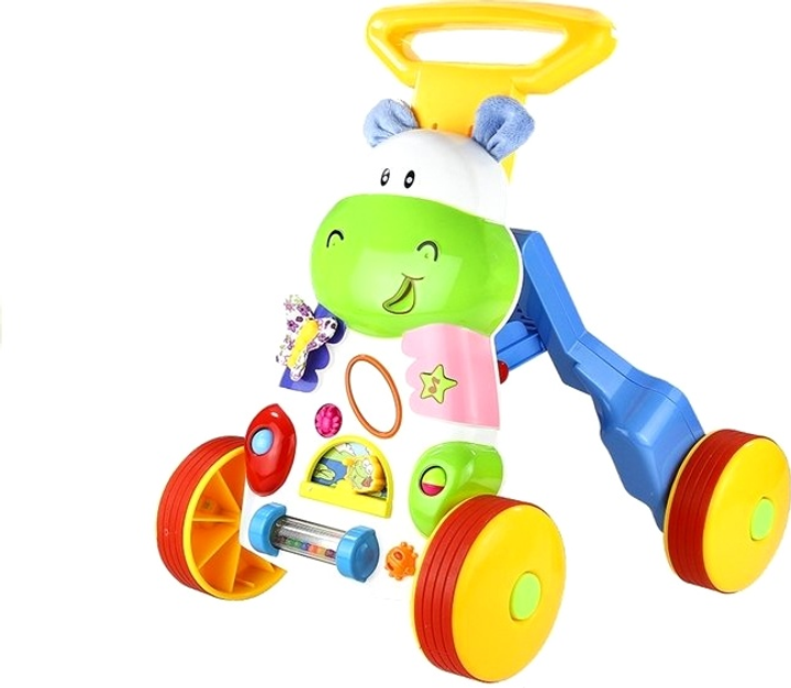 Дитячий ходунок LEAN Toys з дзеркалом і гумовими колесами 1444 (5905884456934) - зображення 3