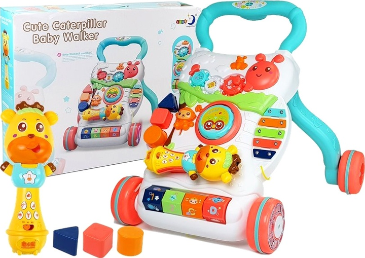 Дитячий штовхач LEAN Toys з інтерактивним мікрофоном 6890 (5905884453872) - зображення 2
