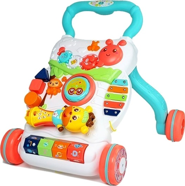 Дитячий штовхач LEAN Toys з інтерактивним мікрофоном 6890 (5905884453872) - зображення 4