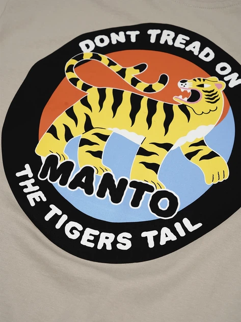 Футболка MANTO t-shirt TIGER`S TAIL Beige XL - Фото 3 Футболка MANTO t-shirt TIGER`S TAIL Beige XL - изображение 3