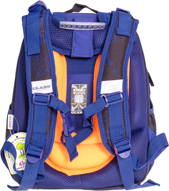 Рюкзак Class SchoolCase Mini Game 2 отделения 35х27х16 см Синий (8591662250602) - Фото 3 Рюкзак Class SchoolCase Mini Game 2 отделения 35х27х16 см Синий (8591662250602) - изображение 3