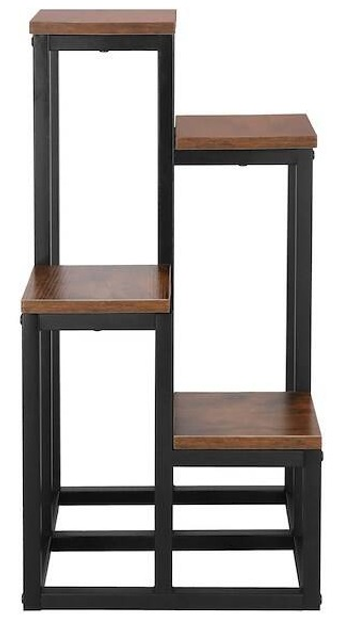 Підставка для квітів Springos металева Коричнева 34 x 34 x 67.5 см (5907719491097) - зображення 2