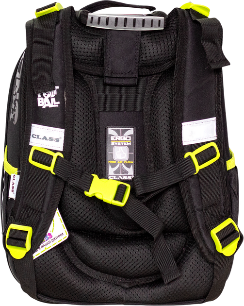 Рюкзак Class SchoolCase Mini Football 2 відділення 35х27х16 см Чорний (8591662250800) - зображення 3