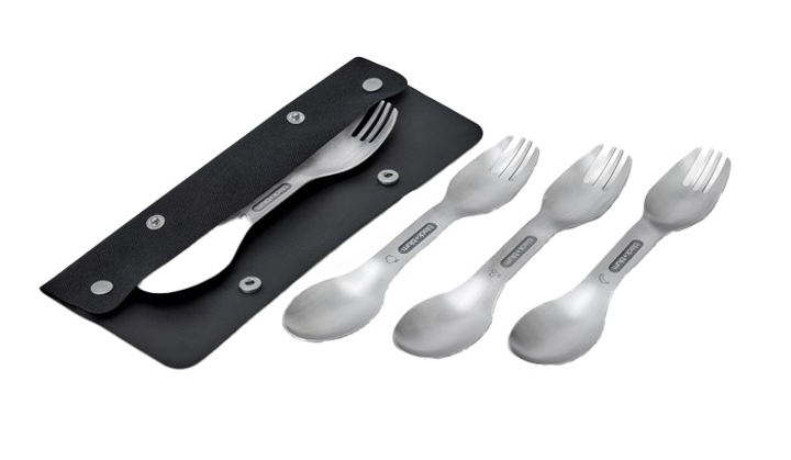 Zestaw sztućców turystycznych Black+Blum 4 szt (5060089728481) - obraz 2