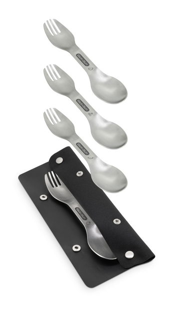 Zestaw sztućców turystycznych Black+Blum 4 szt (5060089728481) - obraz 1