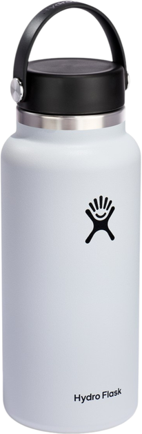 Butelka termiczna Hydro Flask Wide Mouth 2.0 Flex Cap White 946 ml (810007831572) - obraz 2