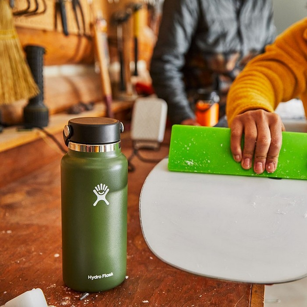Butelka termiczna Hydro Flask Wide Mouth 2.0 Flex Cap White 946 ml (810007831572) - obraz 4