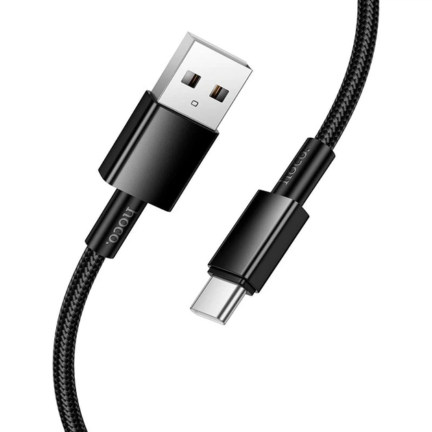 Кабель HOCO Type-C Energy charging data cable X119 |1m, 3A| - Фото 2 Кабель HOCO Type-C Energy charging data cable X119 |1m, 3A| - зображення 2