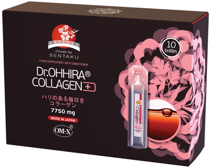 Харчова добавка Dr. Ohhira Collagen+ для пиття 20 мл x 10 флаконів (4779033720266) - зображення 1