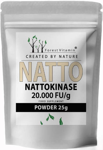 Харчова добавка Forest Vitamin Наттокіназ у порошку 25 г (5904890311466) - зображення 1