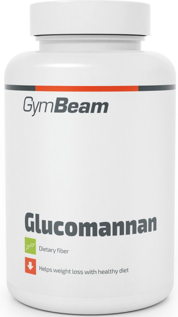 Suplement diety GymBeam Glukomannan 120 tabletek (8586022212000) - obraz 1