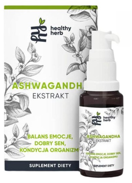 Харчова добавка Healthy Herb Ашваганда екстракт 30 мл (5904708324107) - зображення 1