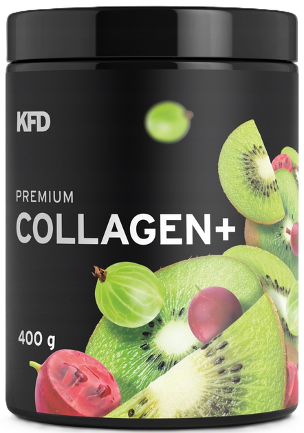 Suplement diety KFD Premium Collagen+ Kiwi-Agrest 400 g (5901947664483) - obraz 1