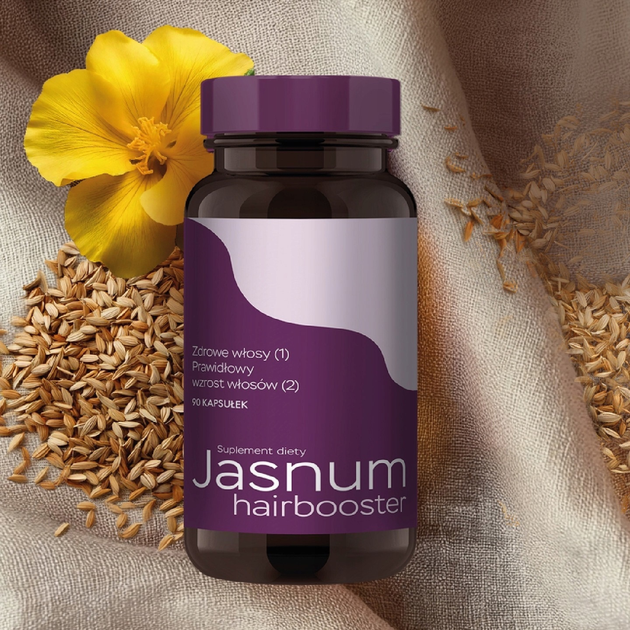 Харчова добавка USP Zdrowie Jasnum Hairbooster 90 капсул (5904569254209) - зображення 2
