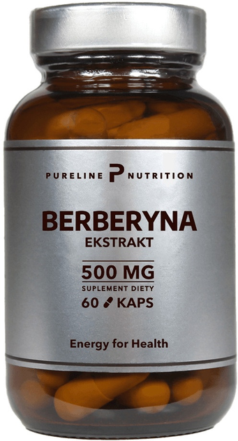 Suplement diety MedFuture Pureline Nutrition Berberyna Ekstrakt 500 mg 60 kapsułek (5907589311594) - obraz 1