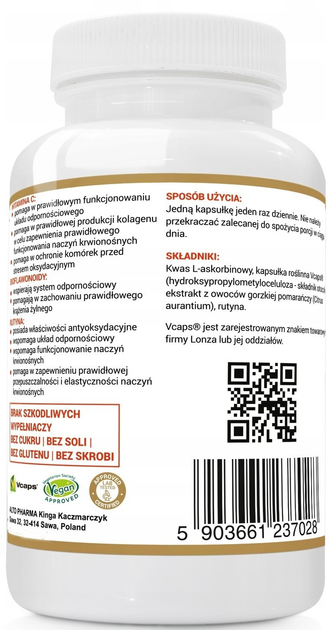 Suplement diety Alto Pharma Rutina C 120 kapsułek (5903661237028) - obraz 2