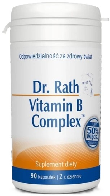 Харчова добавка Dr. Rath Вітамін B Комплекс 90 капсул (4260328550724) - зображення 1