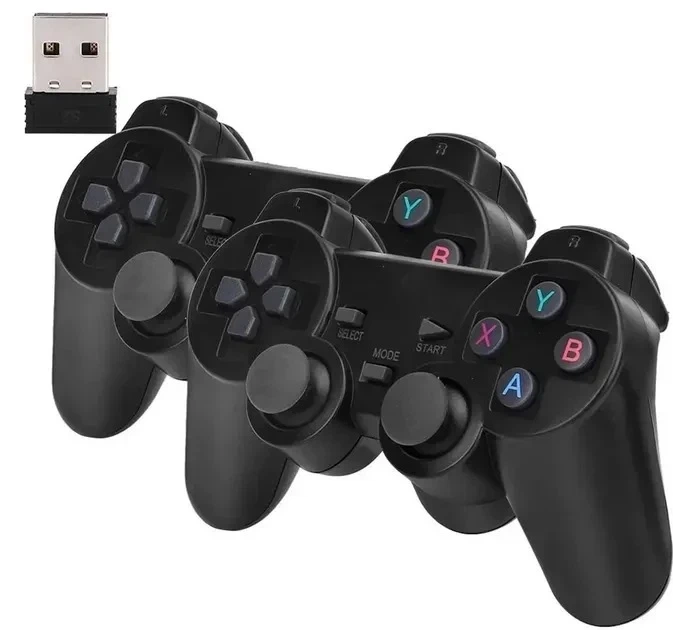 Игровая приставка X2 Plus gamestick controller gamepad с двумя беспроводными джойстиками - изображение 2