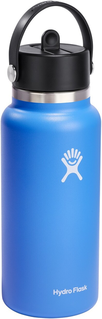 Butelka termiczna Hydro Flask  Wide Mouth Flex Straw Cap Cascade 946 ml (810096852953) - obraz 2