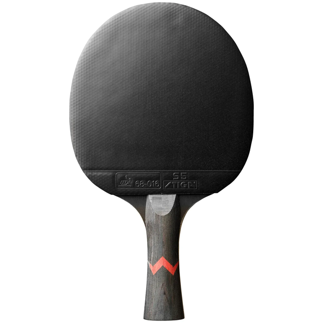 Ракетка для настільного тенісу Stiga Royal Carbon 5 Star FL, чорно-червона - изображение 6