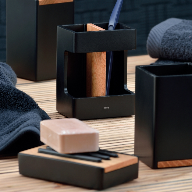 Ogranizer na szczoteczki Kela Cube czarny (23688) (4025457236884) - obraz 6