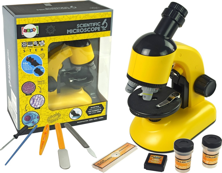 Навчальний набір LEAN Toys Мікроскоп для маленького вченого 9455 (5904204754767) - зображення 2