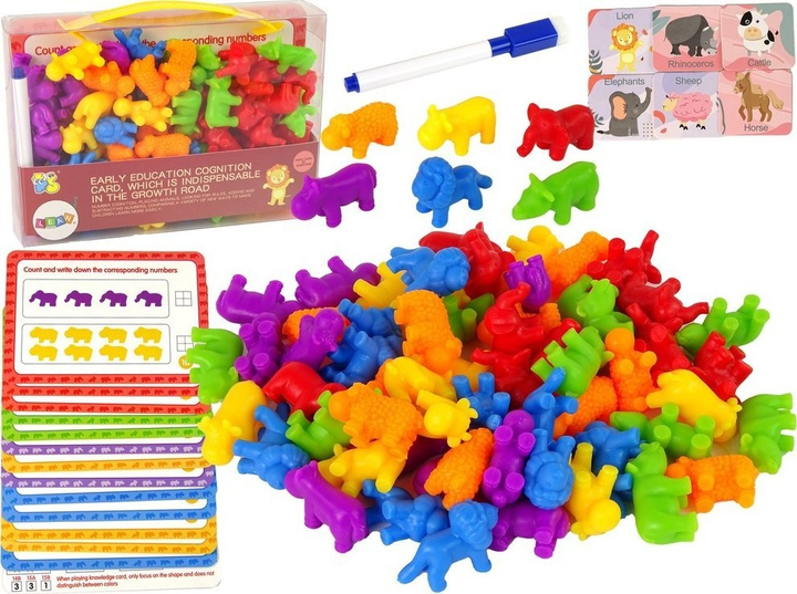 Sorter LEAN Toys 60 elementów 14701 (5905515351423) - obraz 2