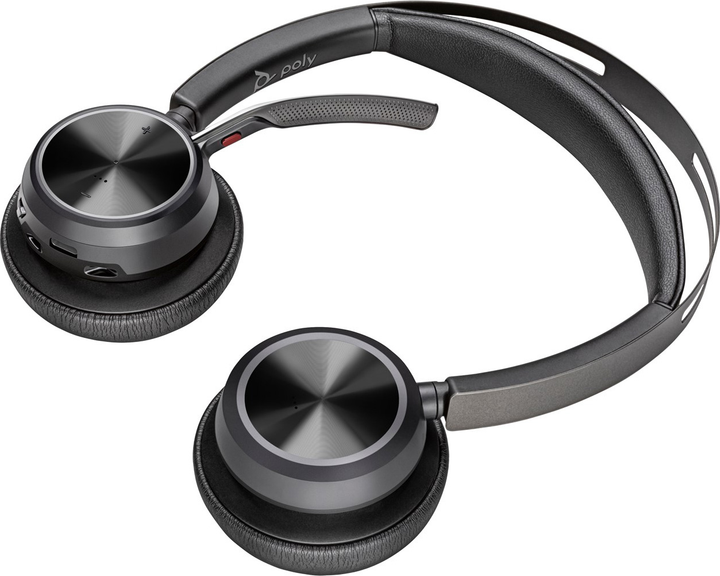 Słuchawki HP Poly Voyager Focus 2 UC USB-A/USB-C (7S4L6AA) - obraz 3