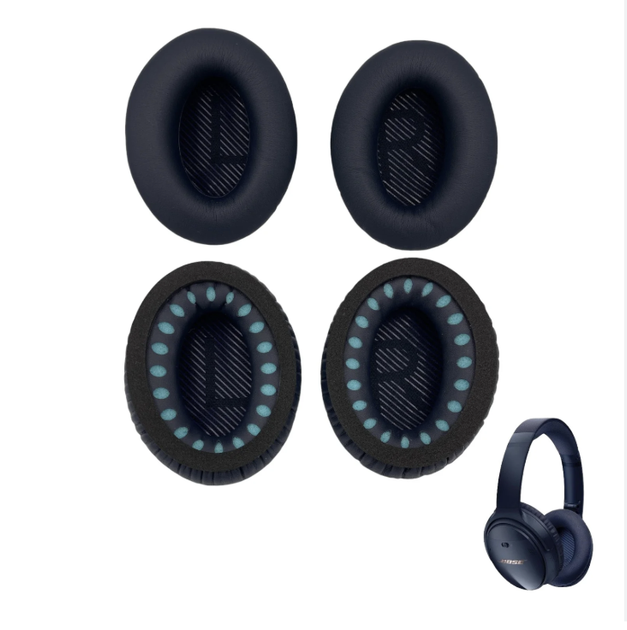 Амбушюры Bose Quietcomfort AE2, QC2, QC15, QC25, QC35, QC45 black - изображение 4