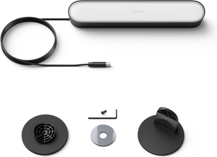 Розумна настільна лампа Philips Hue Play RGB 6.6 Вт Чорна 2 шт (915005733901) - зображення 5