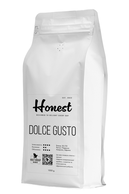 Кофе натуральный жареный в зернах ТМ Honest - Dolce Gusto - Фото 2 Кофе натуральный жареный в зернах ТМ Honest - Dolce Gusto - изображение 2