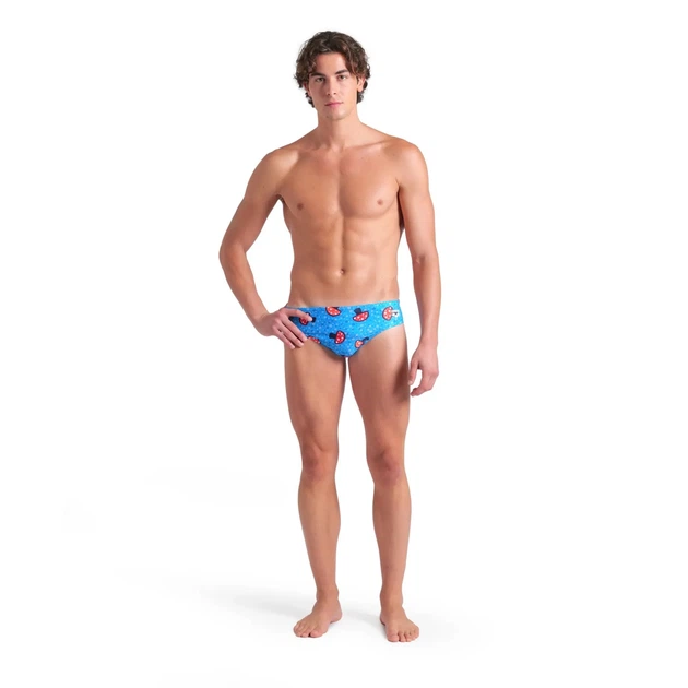 Плавки Arena Mushrooms Swim Bri Blue 009479-850 95 - зображення 4