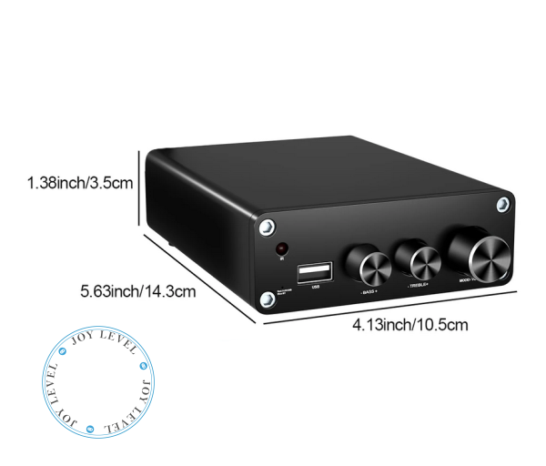Усилитель двухканальный Hi-Fi AUDIO 100x2 Вт на базе TPA3116D2- поддержка Bluetooth USB и пульта управления Цвет Чёрный - Фото 5 Усилитель двухканальный Hi-Fi AUDIO 100x2 Вт на базе TPA3116D2- поддержка Bluetooth USB и пульта управления Цвет Чёрный - изображение 5
