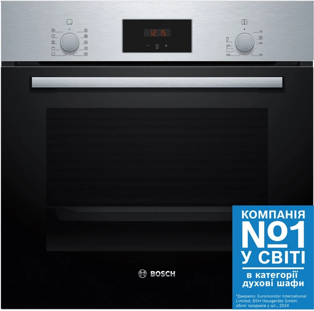 Духова шафа електрична Bosch Serie 2 HBF512BS1T - зображення 1