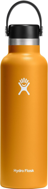 Butelka termiczna Hydro Flask Standard Mouth Flex Cap Fossil 621 ml (810096856821) - obraz 1