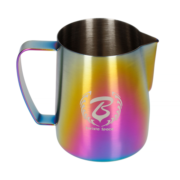 Глечик для молока Barista Space Sandy Rainbow з нержавіючої сталі 600 мл (9331543731283) - зображення 2