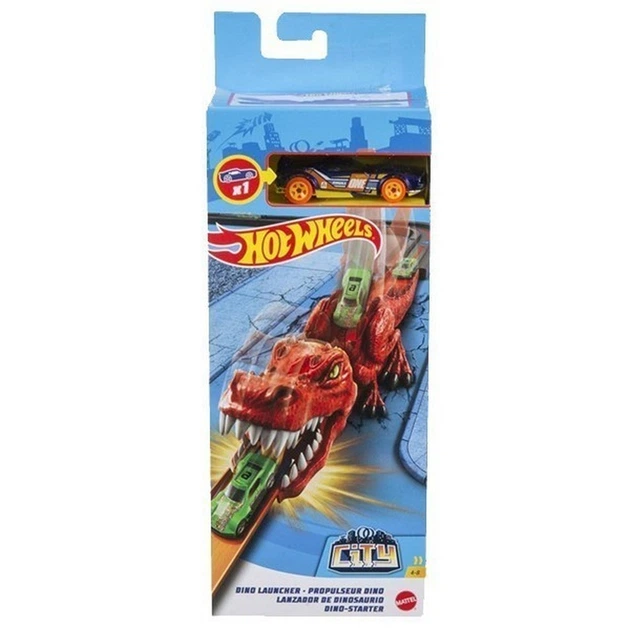 Игровой набор Hot Wheels Ускоритель Опасные существа Динозавр Тираннозавр GVF41-GVF42 Hot Wheels (887961924350) - Фото 1 Игровой набор Hot Wheels Ускоритель Опасные существа Динозавр Тираннозавр GVF41-GVF42 Hot Wheels (887961924350) - изображение 1