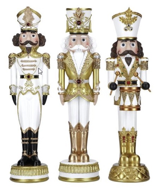 Zestaw figurek Timstor Merry Moments Dziadki do orzechów 35 cm 3 szt (5414070234312) - obraz 1