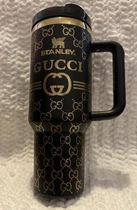 Термос термокружка Stanley Quencher H2.0 Tumbler 1,18 л Navy Black Monogram - Фото 2 Термос термокружка Stanley Quencher H2.0 Tumbler 1,18 л Navy Black Monogram - изображение 2