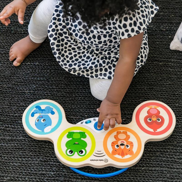 Zabawka drewniana bębenki muzyczne Baby Einstein Magic Touch HAPE 6m+ (74451116504) - obraz 5