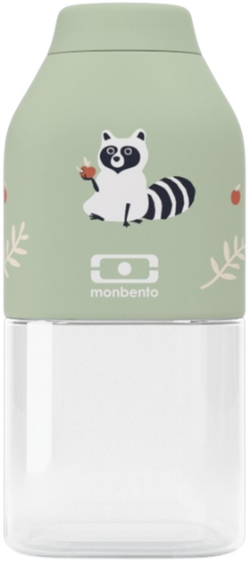 Пляшка для води Monbento Positive S Graphic Raccoon 330 мл (3760367951915) - зображення 1