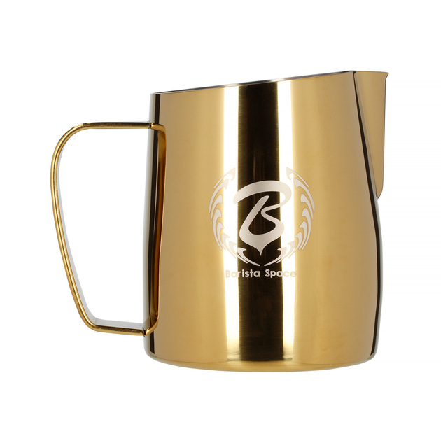 Dzbanek do mleka Barista Space Milk Jug Golden ze stali nierdzewnej złoty 450 ml (9331543731450) - obraz 1