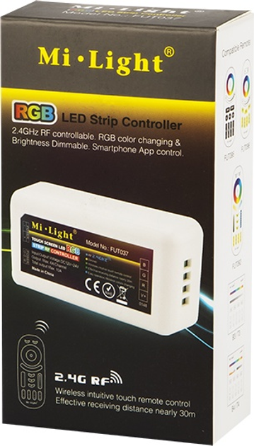 Контролер Mi-Light LED RGB RF 144 Вт із сенсорним пультом (5900804114697) - зображення 2