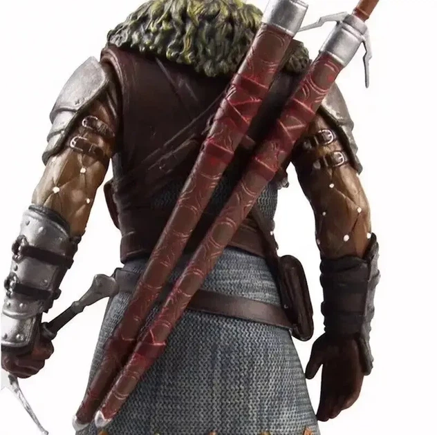 Фигурка Геральта из Ривии The Witcher 3 статуэтка Ведьмака 25 см, игрушка Geralt в коробке - изображение 3