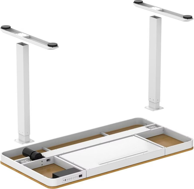 Biurko gamingowe Tuckano ET119W-C White-Beige - obraz 6