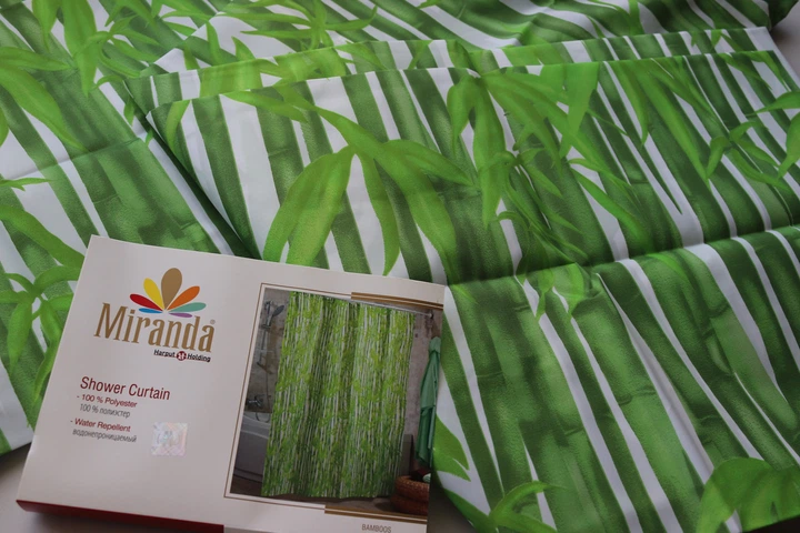 Штора для ванной тканевая Miranda Bamboos 180*200 см - изображение 4