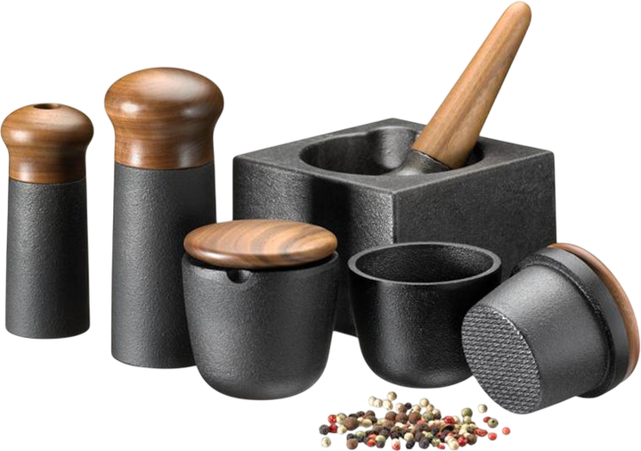 Pojemnik na sól Skeppshult Walnut żeliwny (7317930075095) - obraz 3